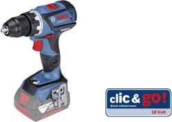 Wiertarko-wkrętarka akumulatorowa Bosch Professional GSR 18V-60 C 06019G1103   bez akumulatora, zaw. walizkę