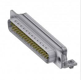 Złącze męskie D-Sub Deltron Connectors DTS 37 PYCSMD2 UN, rzędy: 2, styki: 37, 90 °, 1 szt.