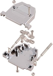 Obudowa złącza D-SUB encitech CCOV09SCLMP 2360-0105-11, tworzywo sztuczne, 180 °, 1 szt.