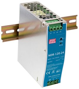Zasilacz na szynę DIN Mean Well NDR-120-48, 48 V, 2.5 A, 120 W