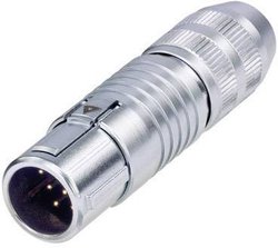 Złącze męskie okrągłe Neutrik Embase femelle avec fermeture à baïonnette MSCM12, styki:12, 50 V/AC, 3 A, 1 szt.