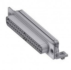 Złącze żeńskie D-Sub Deltron Connectors DTS 37 SYCSMD2 UN, rzędy: 2, styki: 37, 90 °, 1 szt.