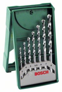 Zestaw wierteł krętych do kamienia Bosch Accessories Promoline 2607019581 3 mm, 4 mm, 5 mm, 5.5 mm, 6 mm, 7 mm, 8 mm 1 zest.