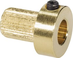 mosiądz Wkładka sprzęgu   Średnica otworu: 6 mm  (Ø x D) 13 mm x 15 mm