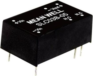 Moduły przetwornicy MEANWELLL DC/DC serii SLC03DIP/DIL16 Obudowa Pojedyncze wyjście Stosunek napięcia wejściowego: 2:1 Moc: 3W regulowana Moduł przetwornicy DC/DC Mean Well SLC03B-12 SLC03B-12, 3 W, 250 mA, 1 szt.