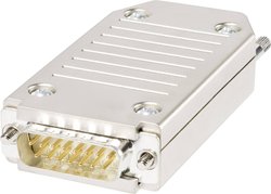 Złącze męskie D-Sub 180 ° Ilość styków: 9 sprężynowe Knorr Tec  1 szt.