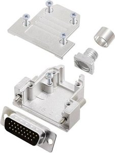 Zestaw listew męskich D-Sub encitech DCRP15-HDP26-CF65-CS80-K 6355-0882-02, rzędy: 3, styki: 26, 180 °, 1 szt.