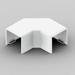 Kątownik płaski do LHD 20x20, biały Kątownik KOPOS 8623_HB 1 szt.