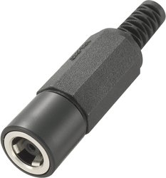 Złącze męskie niskonapięciowe TRU COMPONENTS  złącze żeńskie proste  4 mm 1 szt.