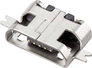 Gniazdo do zabudowy Micro-USB 2.0 typu B SMD TRU COMPONENTS TC-9201992, 1 szt.