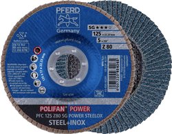 Tarcza lamelkowa PFERD PFC 125 Z 80 SG POWER STEELOX 67788126 Średnica 125 mm 10 szt.