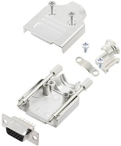 Zestaw listew żeńskich D-Sub TRU COMPONENTS TCMHDM09HDS15K 7708828, rzędy: 3, styki: 15, 180 °, 1 szt.