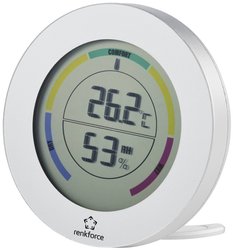 Termohigrometr cyfrowy TFA, ze wskaźnikiem komfortu Termohigrometr Renkforce RF-5235480