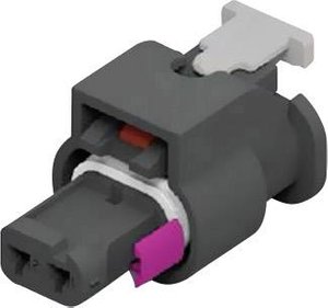 Obudowa złącza pin żeńskiego na kabel TE Connectivity MCON 1.2 1-1718643-1, wire-to-board, piny: 2, 1 szt.