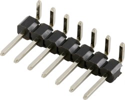 Głowica kołkowa 2,54 mm, kątowa, liczba rzędów: 1 Liczba biegunów w rzędzie: 7 TRU COMPONENTS TC-8596920 Listwa kołkowa, męska, standardowa 1 szt.