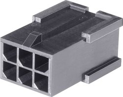Obudowa złącza pin męskiego na kabel TE Connectivity Micro-Mate-Lok 794616-6, wire-to-board, piny: 6, 5 A, 1 szt.