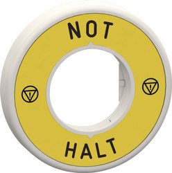 Podświetlana tabliczka do wyłącznika awaryjnego/zatrzymania awaryjnego Uchwyt tabliczki Schneider Electric ZBY9W2B230 (Ø) 60 mm  1 szt.