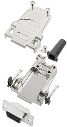 Zestaw listew żeńskich D-Sub TRU COMPONENTS TCDTZF09DMSK 7709556, rzędy: 2, styki: 9, 180 °, 1 szt.
