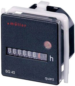 Licznik czasu pracy Müller BG 40.17 12-48V DC, IP50