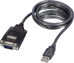 Przejściówka, adapter USB, szeregowe LINDY 42686, [1x USB - 1x złącze męskie RS232]