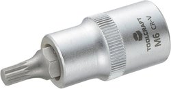 Nasadka trzpieniowa 6 mm TOOLCRAFT  816086 Wielowypust (XZN) 1 szt.