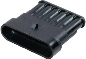 Obudowa złącza pin męskiego na kabel TE Connectivity 282108-1, Ilość pinów 6, Wymiary siatki: 6 mm, 1 szt.