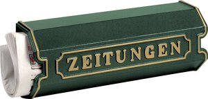 Rolka na gazetę Burg Wächter 1890 GR  odlew aluminiowy zielony