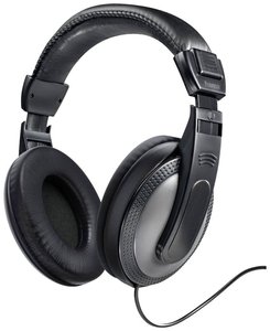Słuchawki Over Ear Hama Shell 00184143 Stereo ciemnoszary, czarny
