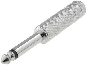 Złącze męskie jack 6,35 mm P1C Cliff FM1002 złącze męskie proste Ilość styków: 2 mono srebrny 1 szt.