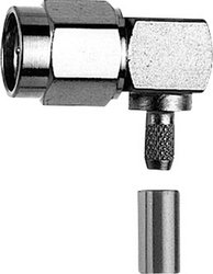 Złącze SMA Telegärtner J01150A0099 J01150A0099 złącze męskie kątowe 50 Ω 1 szt.