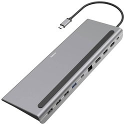 Stacja dokująca USB-C® Hama Stacja dokująca USB-C® Connect2Office Pro Pasuje do produktów marki: uniwersalny  zasilanie USB-C®