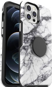 Otterbox Pop Symmetry Futerał backcase Apple iPhone 12 Pro Max biało-czarny Ładowarka indukcyjna, Pyłoszczelna, Odporny na wstrząsy