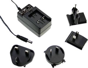 Zasilacz wtyczkowy, stałonapięciowy Mean Well GE30I24-P1J 1250 mA 30 W