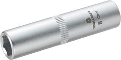 Końcówka klucza nasadowego 6,3 mm (1/4'') TOOLCRAFT 816097 Rozwartość klucza 8 mm