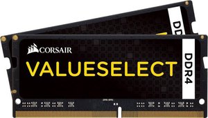 Corsair Value Select Pamięć robocza do laptopów - zestaw  DDR4 16 GB 2 x 8 GB  2133 MHz 260 pin SO-DIMM CL15-15-15-36 CMSO16GX4M2A2133C15