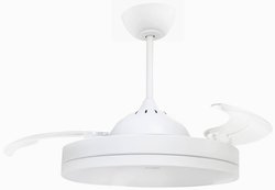 Wentylator sufitowy Sygonix  2472505  (Ø x W) 480 mm x 400 mm  Kolor obudowy: biały