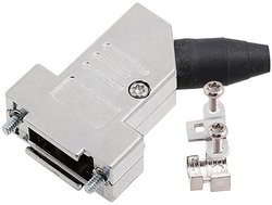 Obudowa złącza D-SUB encitech DTSL37-RG-SJS-S-K 6560-0218-34, odlew cynkowy, 45 °, 1 szt.