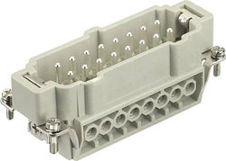 Wstawka pinowa męska Harting Han® 16E-sti-s ()17-32) 09 33 016 2611, seria Han® E, 16 + PE, 1 szt.