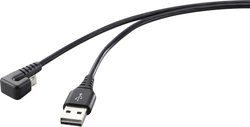 Kabel USB Renkforce, USB 2.0, Złącze męskie USB-A, Złącze męskie USB Micro-B, 1.00 m