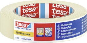 Taśma maskująca tesa tesakrepp® 04323-00041-00 STANDARD (D x S) 50 m x 25 mm 50 m 1 szt.