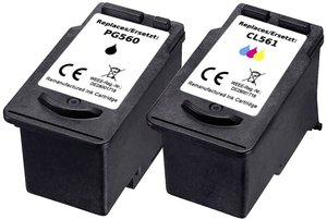 Renkforce Tusz Zamiennik Canon PG-560, CL-561 Czarny, Cyjan, Magenta, Żółty  atrament Renkforce RF-5706084, 1 szt.