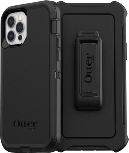 Otterbox Defender Futerał backcase Apple iPhone 12, iPhone 12 Pro czarny Ładowarka indukcyjna, Pyłoszczelna, Odporny na wstrząsy