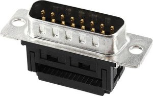 Listwa męska D-Sub econ connect ST15SK/FOZ, rzędy: 2, styki: 15, 90 °, 1 szt.