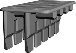 Listwa stykowa uszczelniona Econoseal J Serie Mark II (+)  TE Connectivity 174662-7 1 szt.