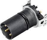 Złącze męskie okrągłe miniaturowe  binder 09 0431 600 04, styki:4, 250 V, 4 A, 1 szt.