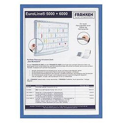 Uchwyt na dokumenty Franken Frame It X-tra Line ITSA3M 03 DIN A3 niebieski Uchwyt na dokumenty Franken ITSA3M 03 niebieski