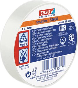 Taśma izolacyjna tesa tesa® Professional 53988-00061-00  (D x S) 20 m x 19 mm 20 m 1 szt.