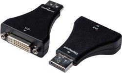 Przejściówka, adapter DisplayPort, DVI Digitus AK-340603-000-S, [1x złącze męskie DisplayPort - 1x złącze żeńskie DVI 29-pin]