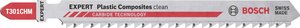 Brzeszczot EXPERT 'Plastic Composites Clean' T 301 CHM, 3 sztuki Bosch Accessories EXPERT Plastic Composites Clean 2608900566 3 szt.