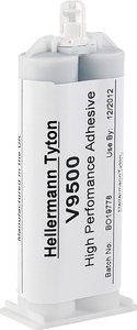 Klej dwuskładnikowy do rurek termokurczliwych i wyprasek HellermannTyton V9500 Epoxy Cartridge-EP-BK 627-95002, 1 szt.